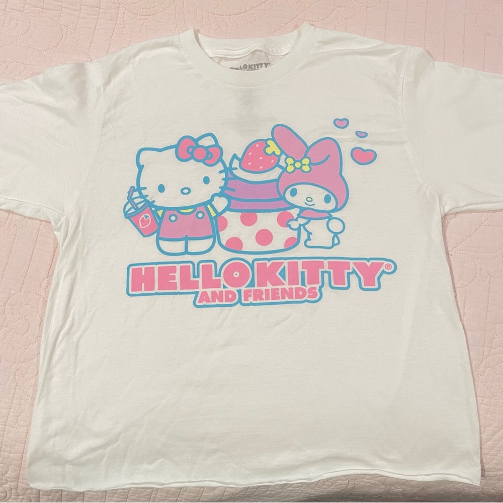 My Melody and Hello Kitty Dessert Croptop